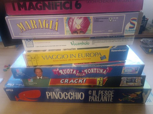 Lotto giochi tavolo vintage - giochi,